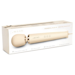 le WAND Wand Powerful Plug-In 34cm - Tête 62mm Crème